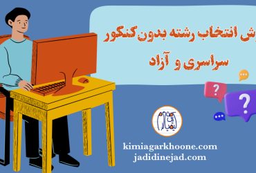 نحوه انتخاب رشته بدون کنکور مدارک لازم برای انتخاب رشته بدون کنکور انتخاب رشته با سوابق تحصیلی